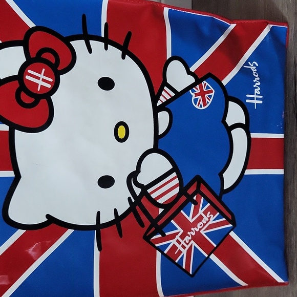 Hello Kitty x Harrods Union Jack Tote Bag - Picture 2 of 16